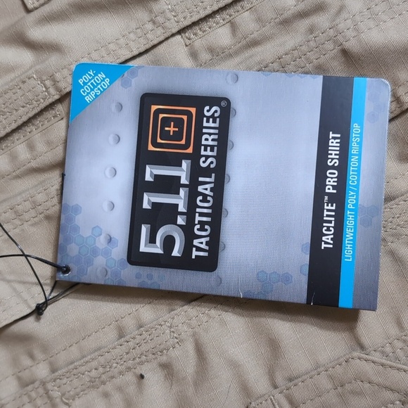 NWT‎ 5.11 TACTICAL TacLite Pro Long Sleeve Shirt | TDU Khaki | Size 2XL - Picture 3 of 11